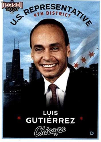 2020 Лист Одлука Чикаго Политика Ц20 Луис Гутиерез Тргување Картичка