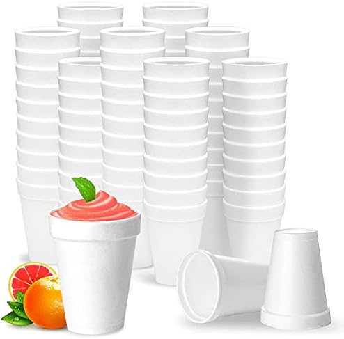 12 Мл Пена Чаши За Еднократна употреба , Бела Пена Чаша Изолира Топла &засилувач; Ладни Пијалаци, Направени во САД, Да Одат Чаши-За Кафе,