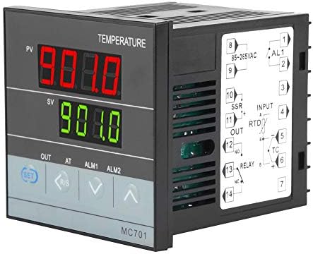 Контролер на температура на температурата YWBL-WW, контролор на дигитална PID температура k тип PT100 Sensor input реле SSR излез