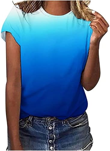 Дами маица есен летен краток ракав памучен екипаж врат птица цветни графички бренд врвен маица за тинејџери 1 час