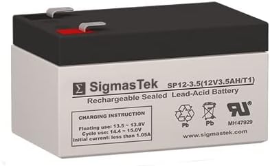Black & Decker CST1200 12 Volt 10 Батерија за замена на тримери безжичен кабел - терминал од 12 волти 3,5 AH F1 од Sigmastek