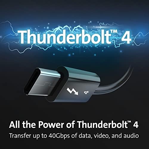 Kensington SD5760T Thunderbolt 4 Dual 4K Docking Station, 96W PD, 2 x HDMI, Thunderbolt Port, SD/Micro SD 4.0 картички, двојни 4K 60Hz, за Thunderbolt 4 Windows Laptops и MacBook Pro