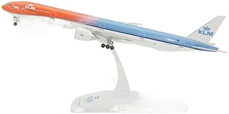 Модели на авиони 37 см погодни за Air KLM Orange Pride Boeing B777 модел на авиони смола умира леано колекционерски графички дисплеј