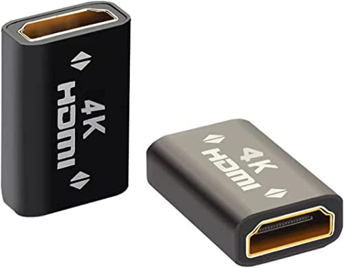 HDMI Femaleенски до женски адаптер за ТВ 4K HDMI спојка PS 2 конектор Mini HDMI до HDMI адаптер Extender за HDTV PS5 PS4 PS3