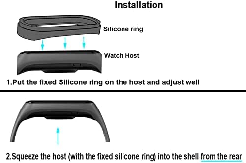 2 пакувања најлонски ленти компатибилни со Samsung Galaxy Fit 2 SM-R220, Watch Band Strighty Sport Strap Screp Band за жени мажи,