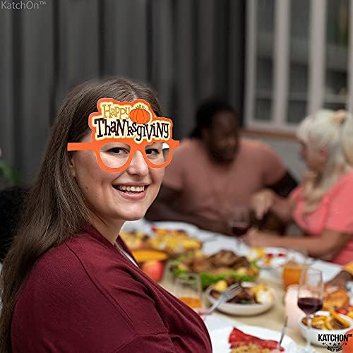 12 парчиња, Денот на благодарноста за очила за украси за пријатели - без DIY | Среќни реквизити на Денот на благодарноста на Денот на благодарноста | Денот на благодарн?