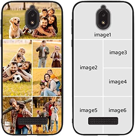 Оправда Обичај Персоналните Телефон Случај за BLU Поглед 2 Дизајн вашиот Сопствени  Мулти Слика Колаж Тенок Мека Црна Телефон Корица За за семејство&Nbsp;пријатели Двојка