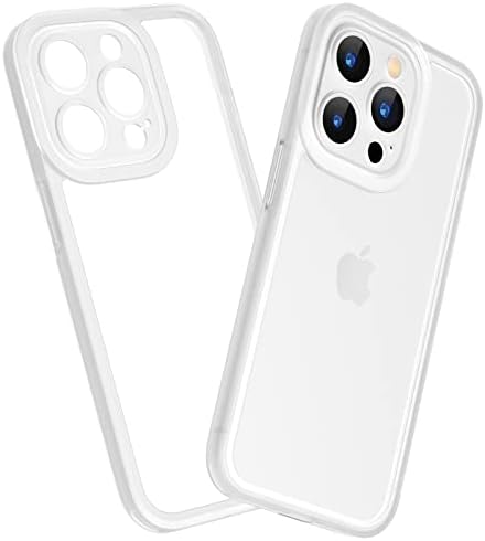Memumi Hybrid Case за iPhone 14 Pro, издржлив тврд компјутер течен течен силиконски телефонски случај за iPhone 14 Pro про translирен задниот