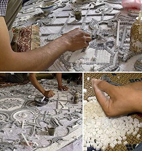 САД морнарица армија морски рачно изработени мермерни мозаик уметност 80 см - 31in подни и wallидни плочки дома украс уметнички занает