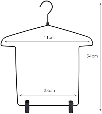 Ieudns метална жица облик на казнување за облик на куќи за девојчиња кошули облека држач за облека Облека за облека, приказ за закачалка