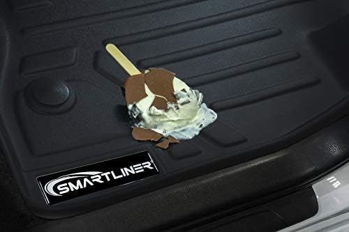 SmartLiner Custom Fit Fort Clone Mats 2-ри ред лагер црна за 2014-2021 Toyota Tundra Double Cab или Crewmax Cab