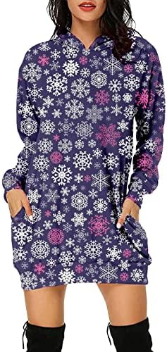 Фустаните за женски спандекс изработуваат фустани со јога џогер, долги ракави графички со аспиратор есен летни фустани 2023 4K
