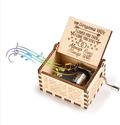Музичка кутија за коорази на подароците за мојата сопруга - Најдобри подароци за сопруга од сопруг | Вие сте моите музички кутии со сонце