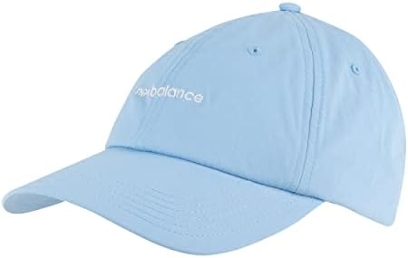 Нова рамнотежа машка и женска линеарна капа за лого на НБ, ​​атлетско и слободно време, една големина одговара на повеќето