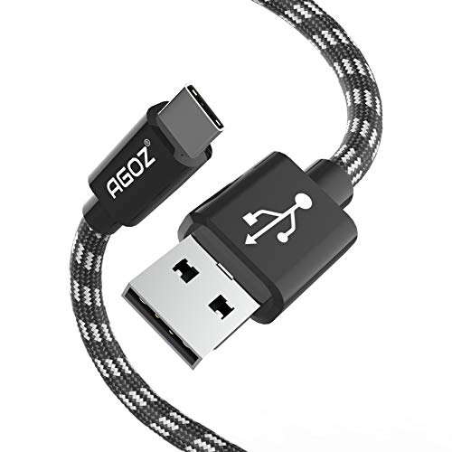 Agosz USB C Брза кабел за полнач за слушалки за Garmin Dēzl 100, dēzl OTR1010, Edge 1040 Solar, Edge Explore 2, DriveSmart 66, InReach