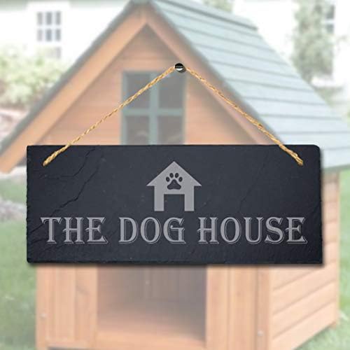 Куќата За Кучиња Врежана Виси Чеша Домашен Декор Одгледувачници Кученце Кутре Плакета Знак