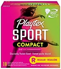 PlayTex Sport Редовно апсорпција Компактен тампони со технологија Flex-Fit