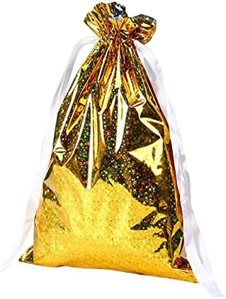 Сотоп Божиќни Торби За Подароци Со Врвки, Божиќна Торба За Бонбони Елен Дедо Мраз Подароци За Завиткување Торби За Пакување Торба За Пакување