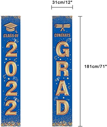 Цдлонг Дипломирање Забава Декорации - 2022 Дипломирање Банери-Класа на 2022 &засилувач; Честитки Град - Виси Знамиња Трем Знак