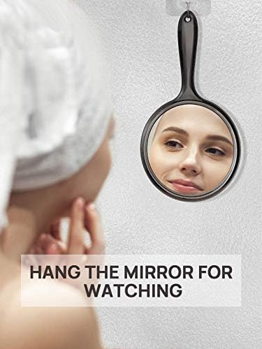 Рачно Огледало ОМИРО, Двострано Рачно Огледало 1x/3X Огледало За Зголемување со Рачка, Комплет од 2