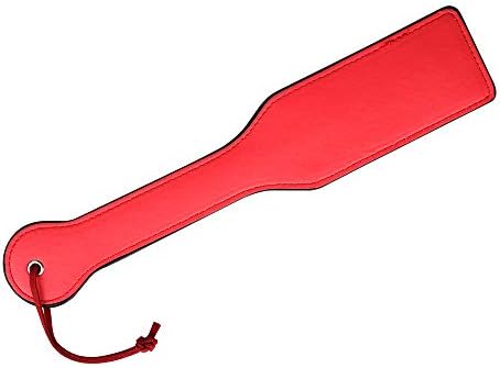 Venesun faux кожа Spanking лопатка за секс игра, 12,8 inch кучка лопатка за возрасни, црвено