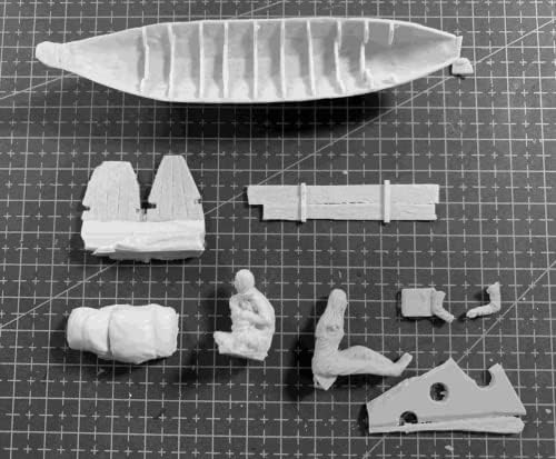 1/35 WWII Војник смола фигура комплет минијатурни делови од смола // ik6j-7