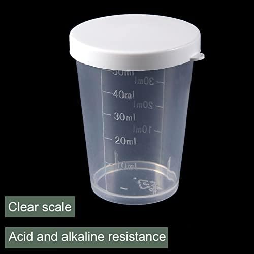 Јокив 20 парчиња пластична чаша, лабораториска употреба | Течна чаша за мерење, одлично за лабораторија, кујна, дневна употреба