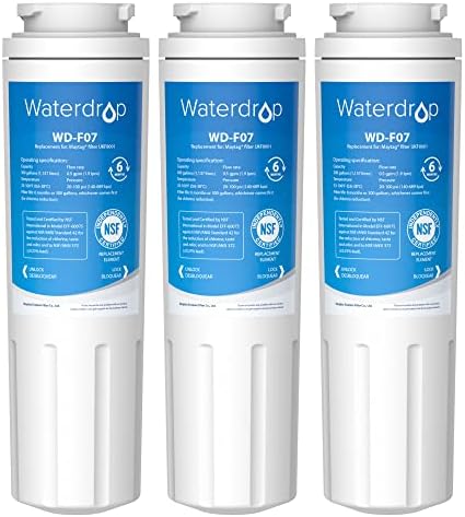 Вода UKF8001 Фрижидер Филтер за вода 4, компатибилен со Whirlpool EDR4RXD1, EveryDrop Filter 4, Maytag UKF8001AXX-750, UKF8001AXX-200,