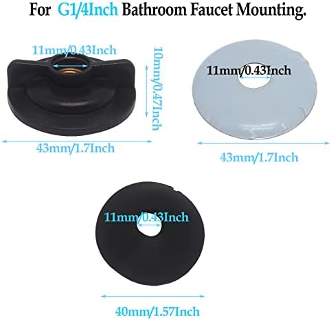 2SET G1/4 Faucet Faucet Mounting Fittings, Faucet Lock Nurs Mounting Fitts