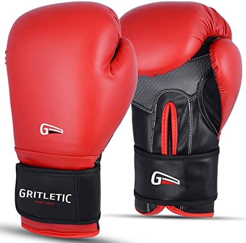 Gritletic бокс &засилувач; Мма Ракавици За Обука-Врховниот Бокс Ракавици за Мажи &засилувач; Жените. 8,10,12,14 &засилувач; 16оз Кик