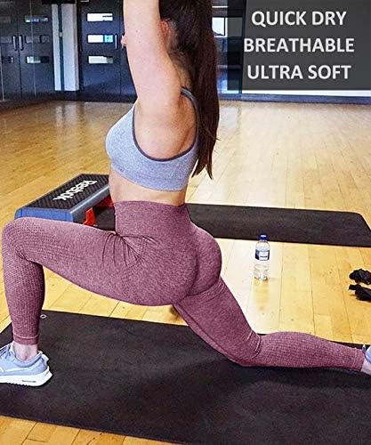 Беспрекорни Хеланки За Вежбање За Жени Кревање Задник Јога Панталони Со Висок Струк Трчање Контрола На Стомакот Слабеење