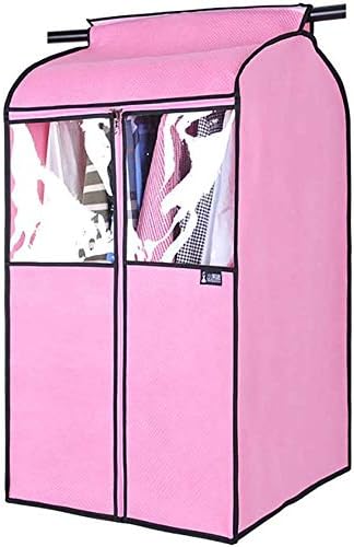 Qyq Јасно Организирани Торби За Облека Покриваат Целосен Патент Лесни Чанти За Костими За Покривање Прашина За Складирање Облека Во Плакарот-Pink_78€52€85cm