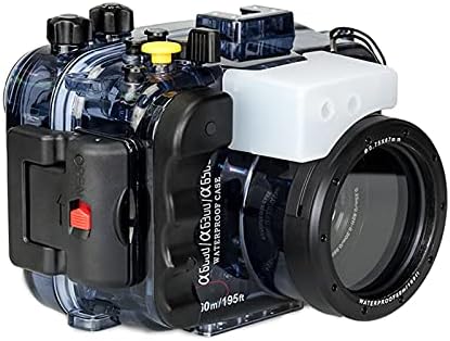 Заштитна обвивка за куќиште за куќиште на Xixian Camera Camera, подводна обвивка од 60м/195ft компатибилен со A6000/A6300/A6500