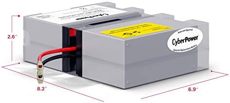 CyberPower RB1290X2C UPS Замена На Батеријата Кертриџ; Одржување Слободен; Корисник-Инсталирање, 12V/9Ah