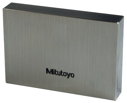 Mitutoyo 611821-551 Челик правоаголен блок за гајџ, ASME одделение AS-2, должина од 0,1 mm