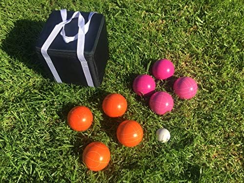 Нов список - Единствени комплети за боки - 107мм со портокалови и розови топки, црна торба