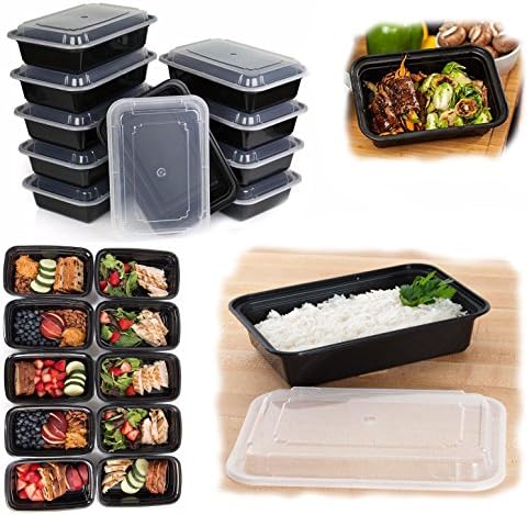 10 Пакување Кутија За Ручек За Складирање Храна Поставете Контејнери За Контрола На Порции Подгответе Контејнери За Повеќекратна Употреба
