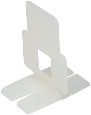 QEP 99731 Систем за израмнување на подот и wallидни плочки Дел А-рамни клипови, бели, 300 пакувања