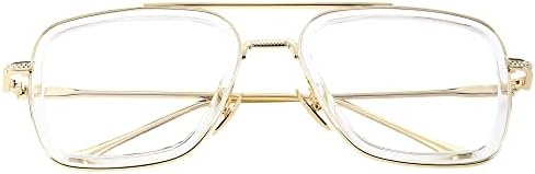 Onrtry Тони Старк Сина Светлина Блокирање Очила За Мажи Жени Ретро Метална Рамка Железо Човек Спајдермен Очила