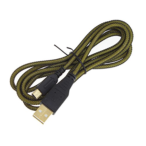 Cableамал со голема брзина Премиум USB Полнач за напојување со податоци за полнење на податоци за Nintendo 3DS/3DS XL/DSI/DSI XL прецизни конектори