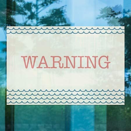 CGSignLab | „Предупредување -наутички бран“ прозорецот се држеше | 30 x20