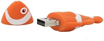 2.0 Портокалова Кловн Риба 16GB USB Флеш Палецот Уред За Складирање Симпатична Новина Цртан Филм U Диск Меморија Стап Животните