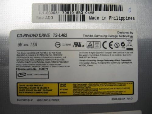 Dell Inspiron 6000 CD-RW/DVD Диск TS-L462