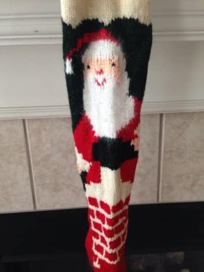 Рачно изработено плетено персонализирано божиќно порибување