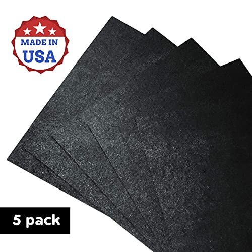 6 пакет од 12x16x.062 Црн апс, пластични чаршафи, одлично за проекти за DIY, висока затегнување и јачина на влијание пластика, направена во САД