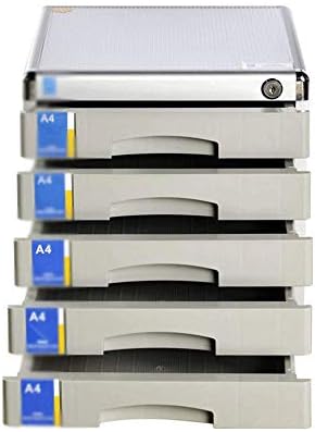 Управувач со датотеки YFQHDD- држачи за папки на датотеки Заклучени фиоки за фиоки за кабинет со повеќе слојни десктоп за завршна површина