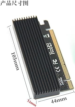 Конектори M.2 NVME SSD до PCIE 3.0x4 SSD Трансфер картичка X16 Експанзија картичка целосна брзина MKEY -