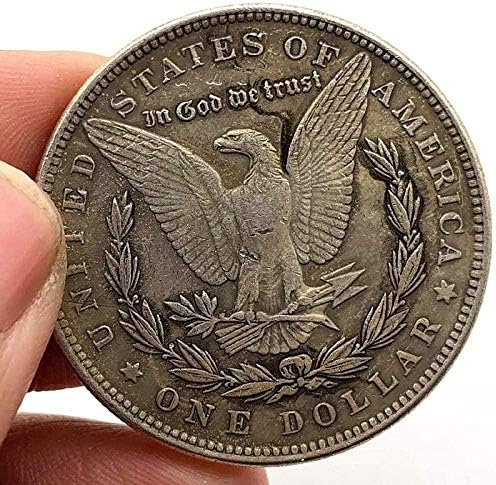 Challenge Coin 1921 скитник монета змеј и лав борба против антички бакар и сребрена комеморативна монета копирање украси колекција подароци