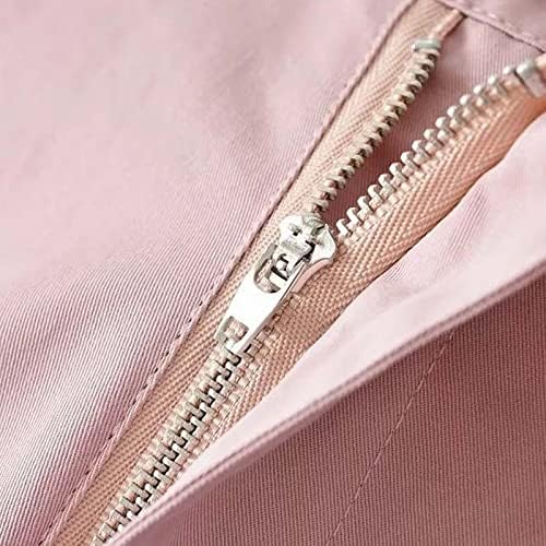 Miashui Solid luctring обични постелнини панталони жени панталони розови слатки кул комбинезони фустани за жени деловни обични