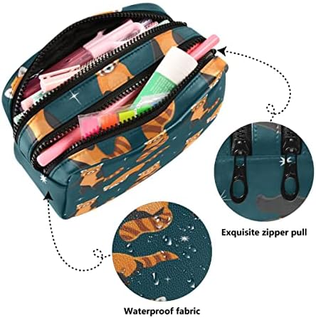 Глафи, симпатична ракун молив кутија со голем капацитет, торбичка за молив, преносна козметичка торба
